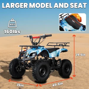 36V Dirt Quad Electric Four-Wheeled ATV