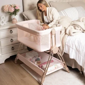 Baby Bedside Sleeper - Bassinet & Bedside Adjustable Crib