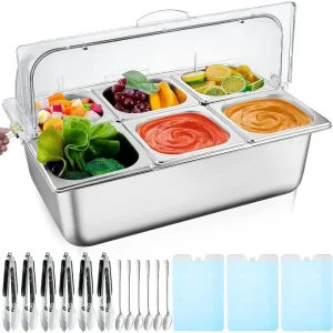 HOME 1 Set Chilled Food Serving Display Container