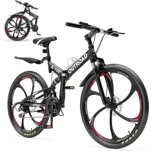 26 Inch Folding Mountain Bike, 21 Speed