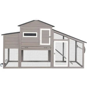 Chicken Coop with Large Nesting Box